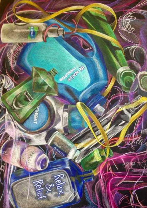 Color Pencil Waste 2