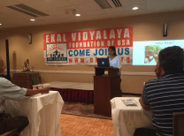 Speaking at the Ekal US conference in New York on September 2016. 
